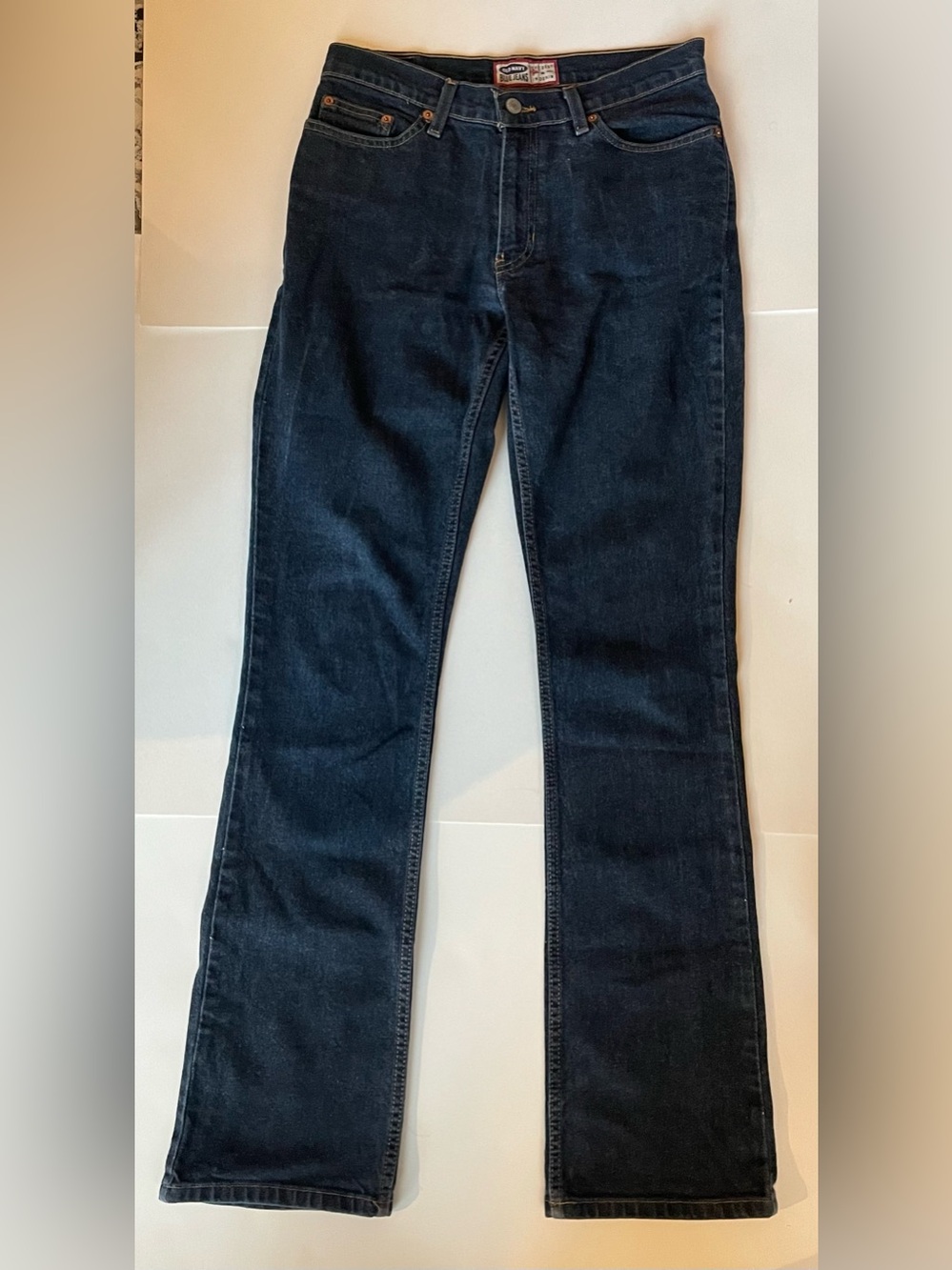 Old Navy Vintage Tall Dark Wash Blue Straight Leg Denim Jeans